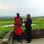 High rez With Masai man